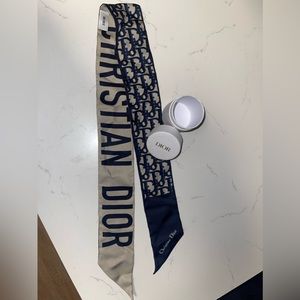 Dior silk scarf/ twill